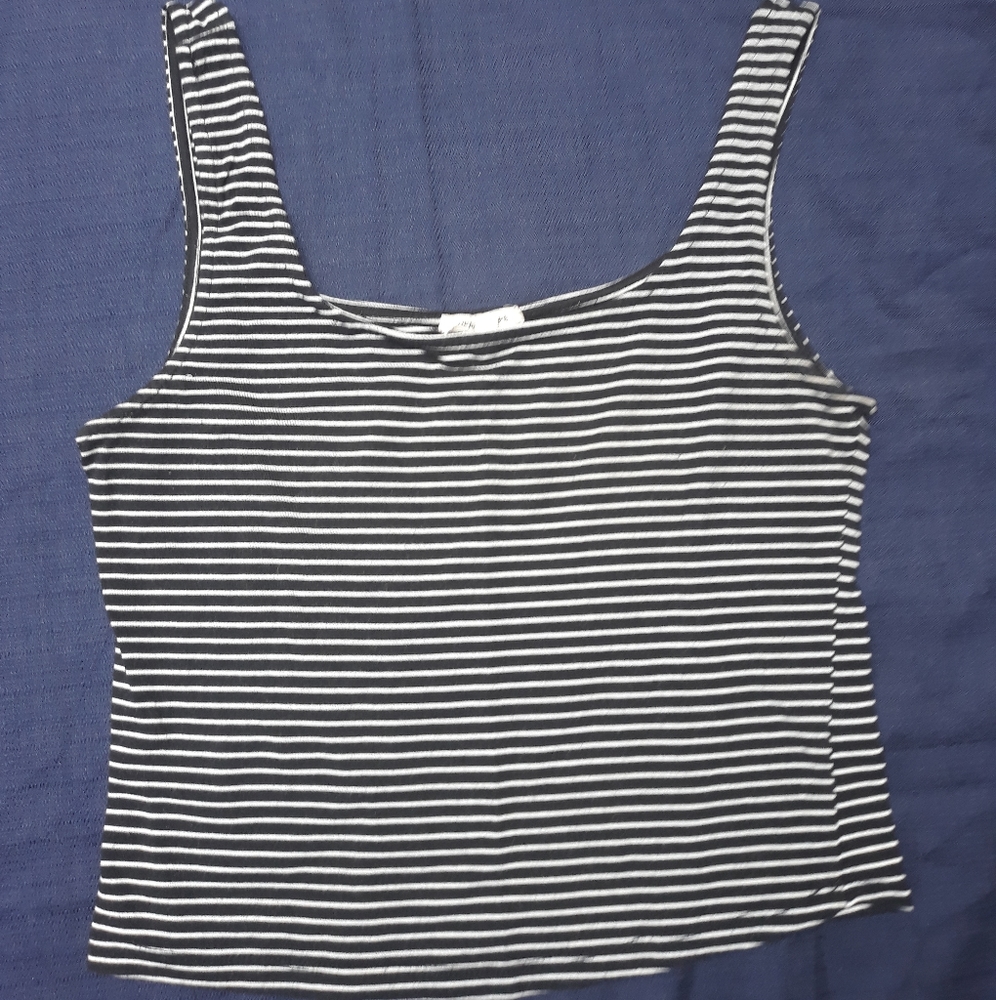 Black and white striped t-shirt